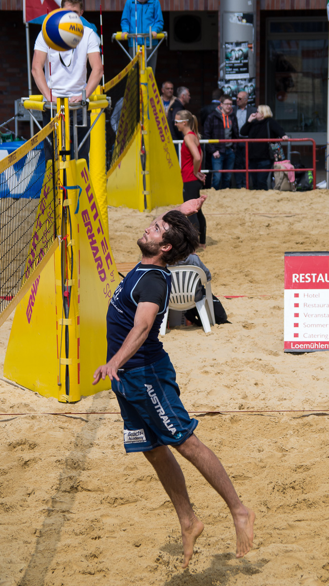 Herren Beachvolleyball Longsleeve - UPF 50+, Schnelltrocknend, Aus Recycelten Materialien