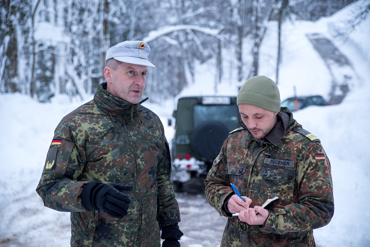 Mein Wochenende Mit der Bundeswehr im SchneeEinsatz